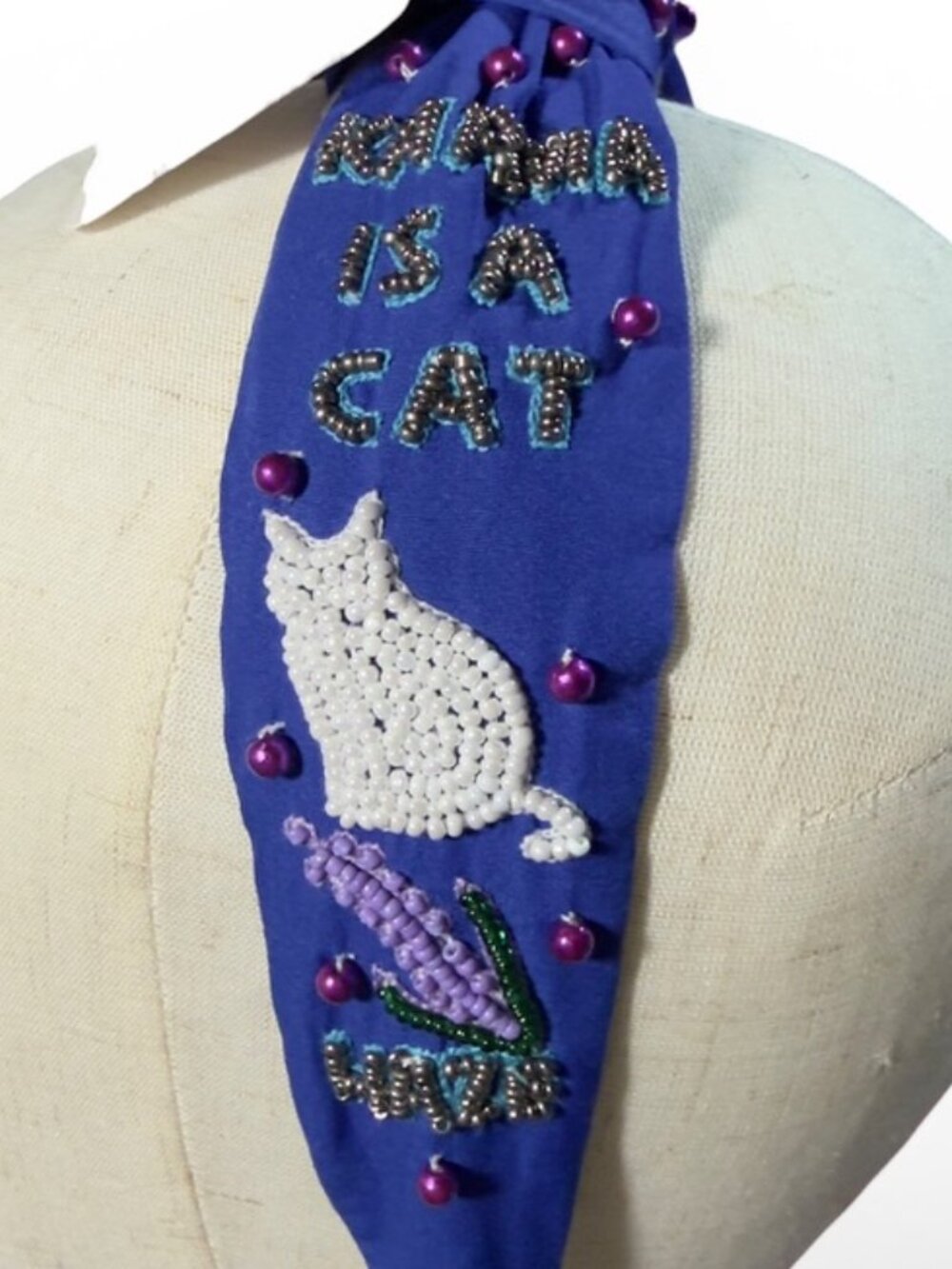 Taylor Swift Karma is a Cat Beaded Headband New